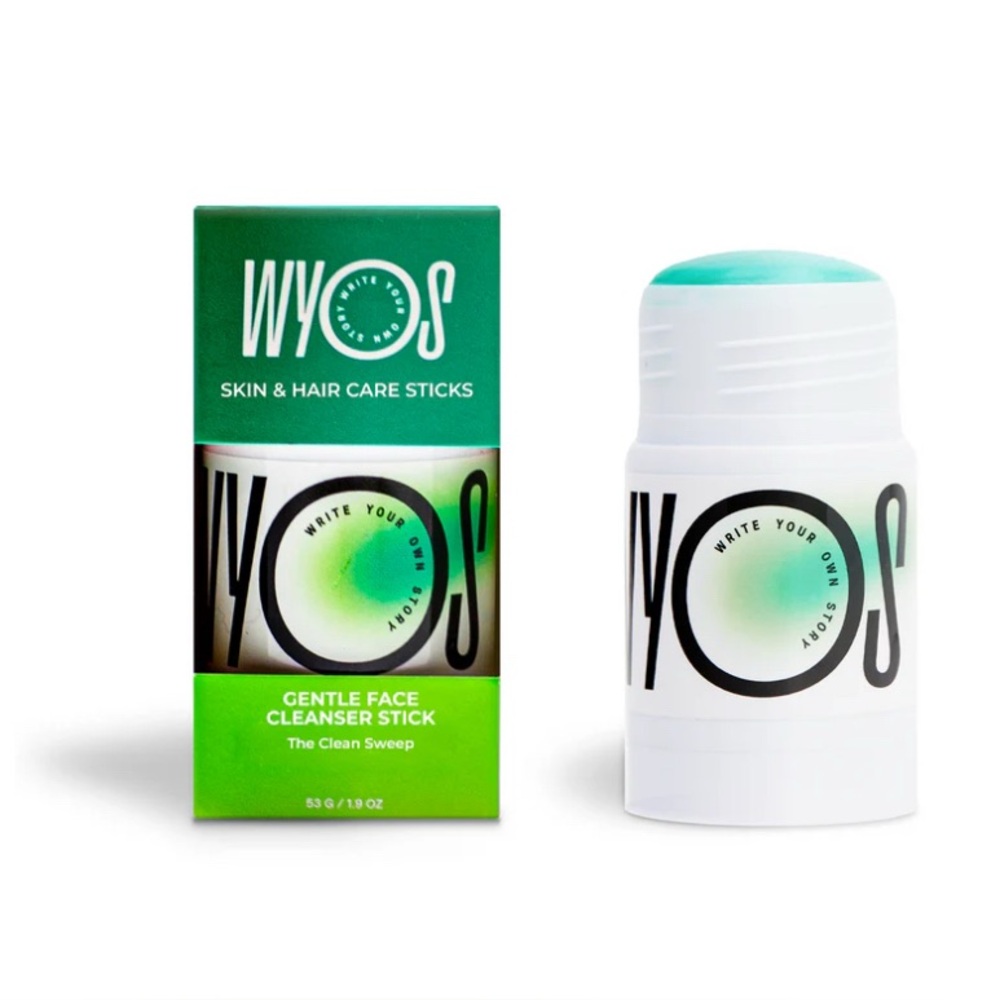 Wyos The Clean Sweep Gentle face Cleanser 1.9 oz Vegan NIB